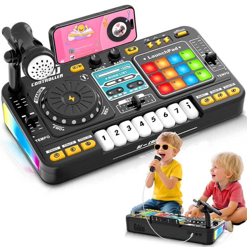DJ Mixer Speelgoed Met Microfoon En Licht - KidsKorner