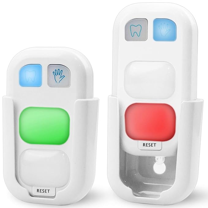 Tandenpoets En Handwas Timer Voor Kinderen | Led Signaal, 3 Knoppen, 3+ Jaar - KidsKorner
