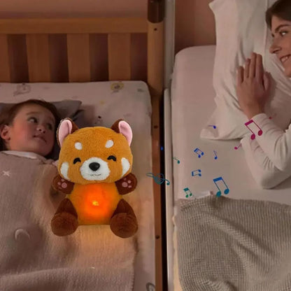 Ademende Rode Panda Knuffel Met Slaapliedjes - KidsKorner