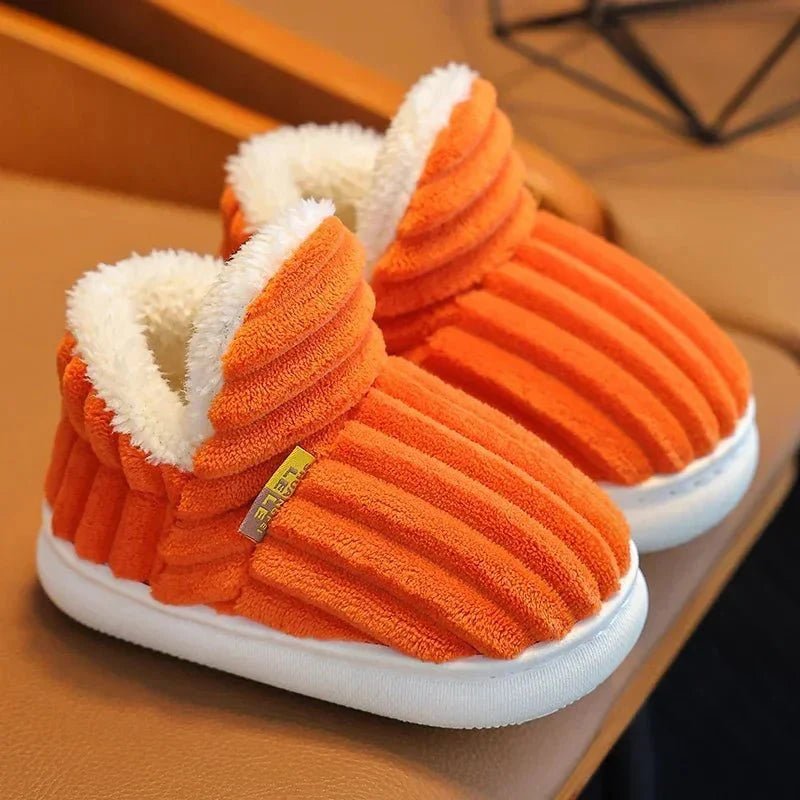 Antislip Pluche Babyslofjes – Warme Huissloffen Binnen - KidsKorner