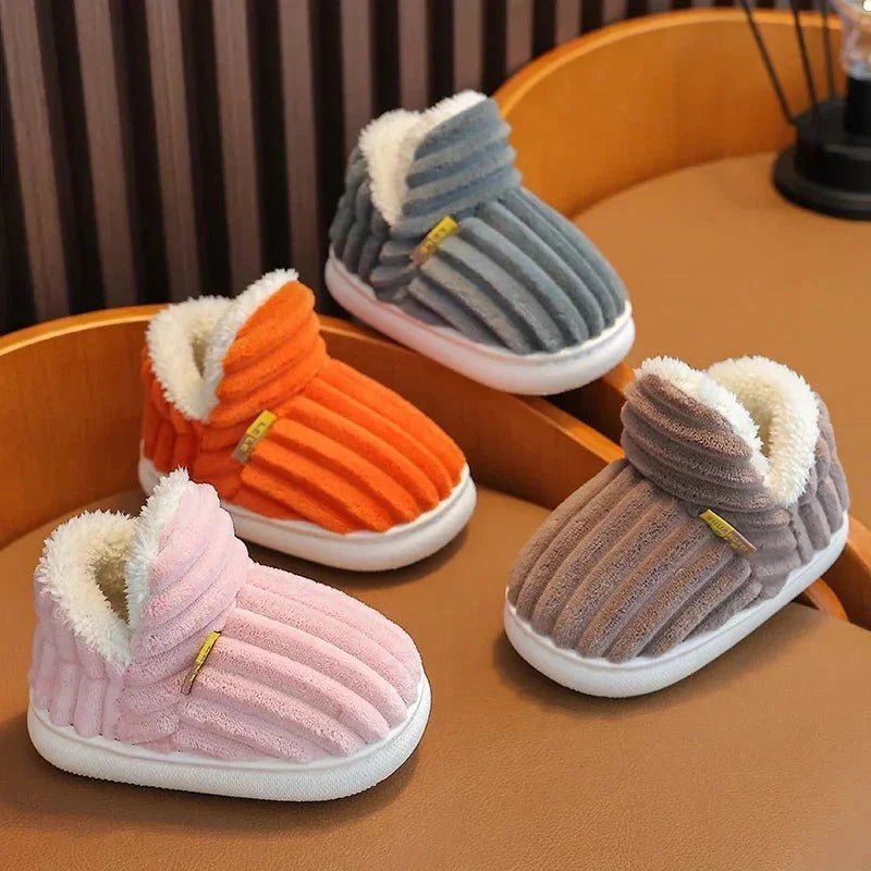Antislip Pluche Babyslofjes – Warme Huissloffen Binnen - KidsKorner