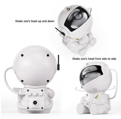 Astronaut Sterrenprojector Nachtlamp Met Afstandsbediening - KidsKorner
