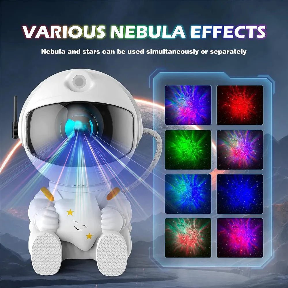 Astronaut Sterrenprojector Nachtlamp Met Afstandsbediening - KidsKorner