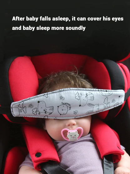 Autostoel Hoofdsteun Band Baby – Slaapband Kinderwagen - KidsKorner