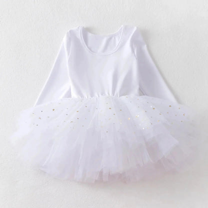 Baby Meisjes Tutu Jurk Roze – Tule Jurkje Met Sterretjes - KidsKorner