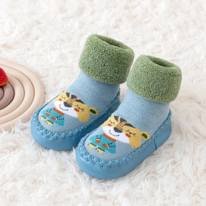 Babyslofjes Antislip Met Zachte Zool – Sok Schoentjes Roze - KidsKorner