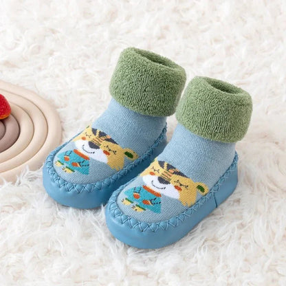 Babyslofjes Antislip Met Zachte Zool – Sok Schoentjes Roze - KidsKorner