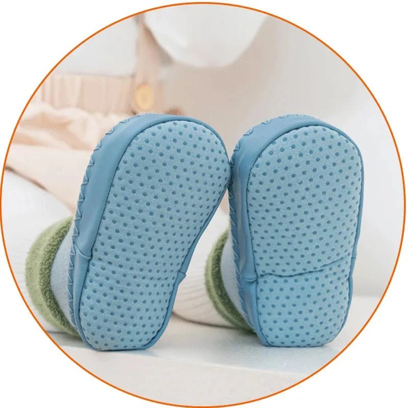Babyslofjes Antislip Met Zachte Zool – Sok Schoentjes Roze - KidsKorner
