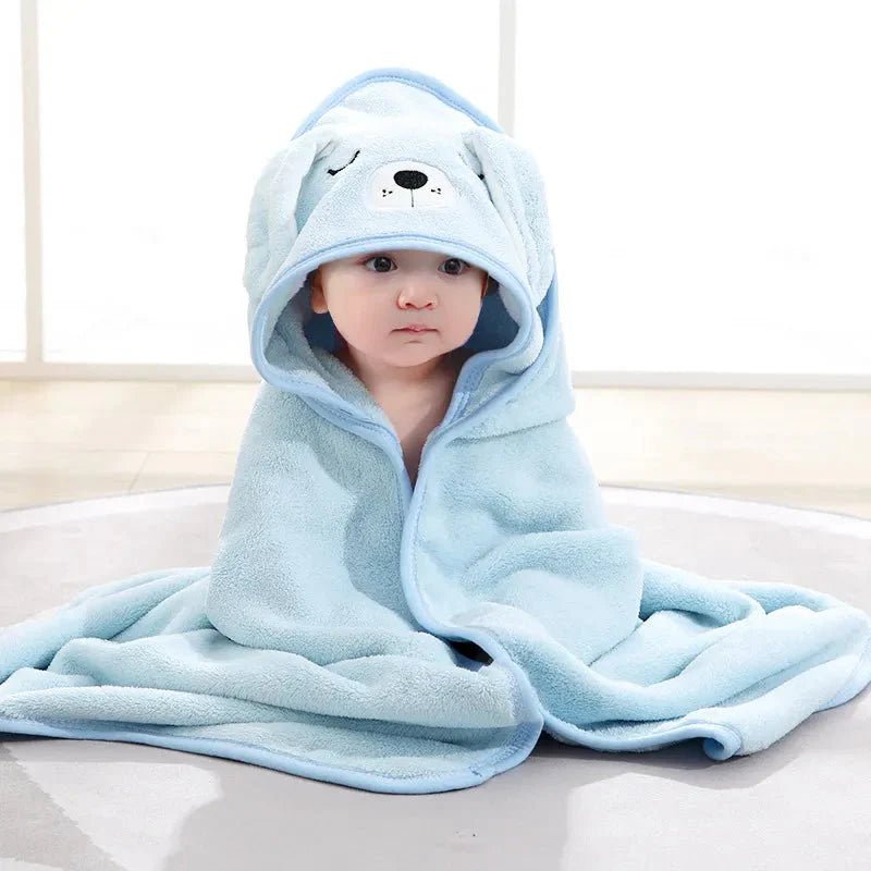 Badbeestje Badcape Baby - Badhanddoek Met Capuchon - KidsKorner