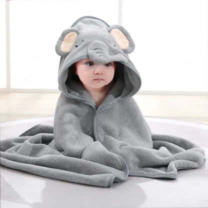 Badbeestje Badcape Baby - Badhanddoek Met Capuchon - KidsKorner