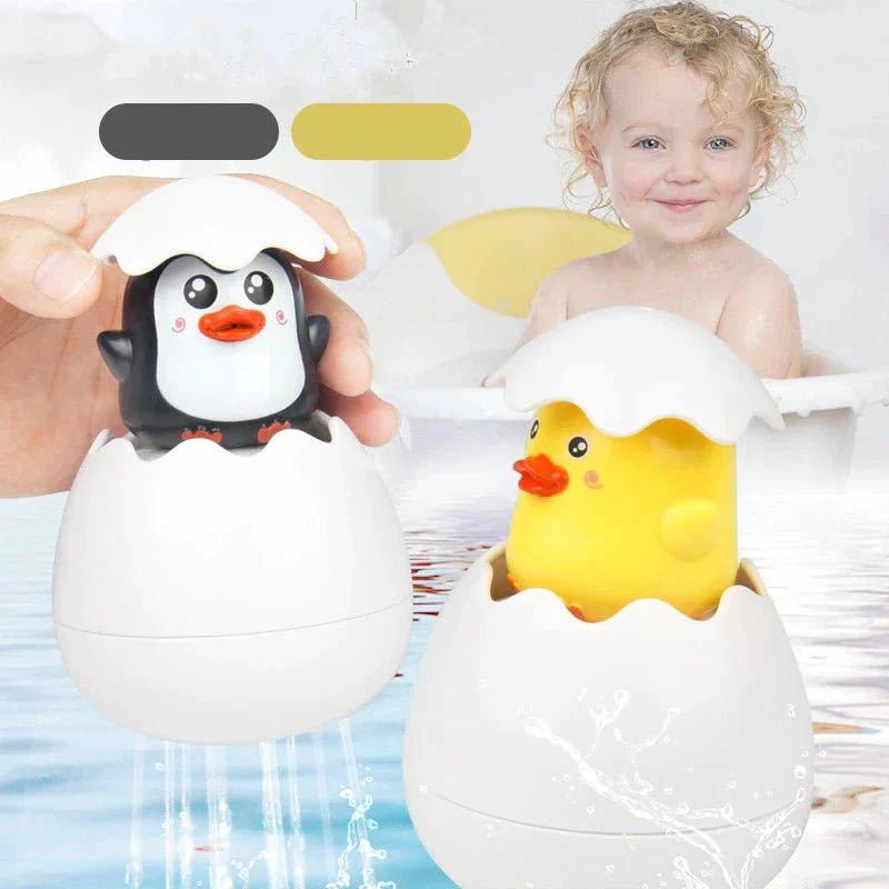 Badspeelgoed Eend & Pinguïn Met Waterstraal (2 Stuks) - KidsKorner