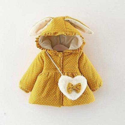 BloemBunnyra Baby Meisjes Jas - Winterjasje - KidsKorner