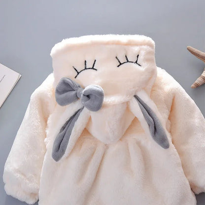 BunnyHood Pluche Baby en Peuter Jas Met Konijnenoren - KidsKorner