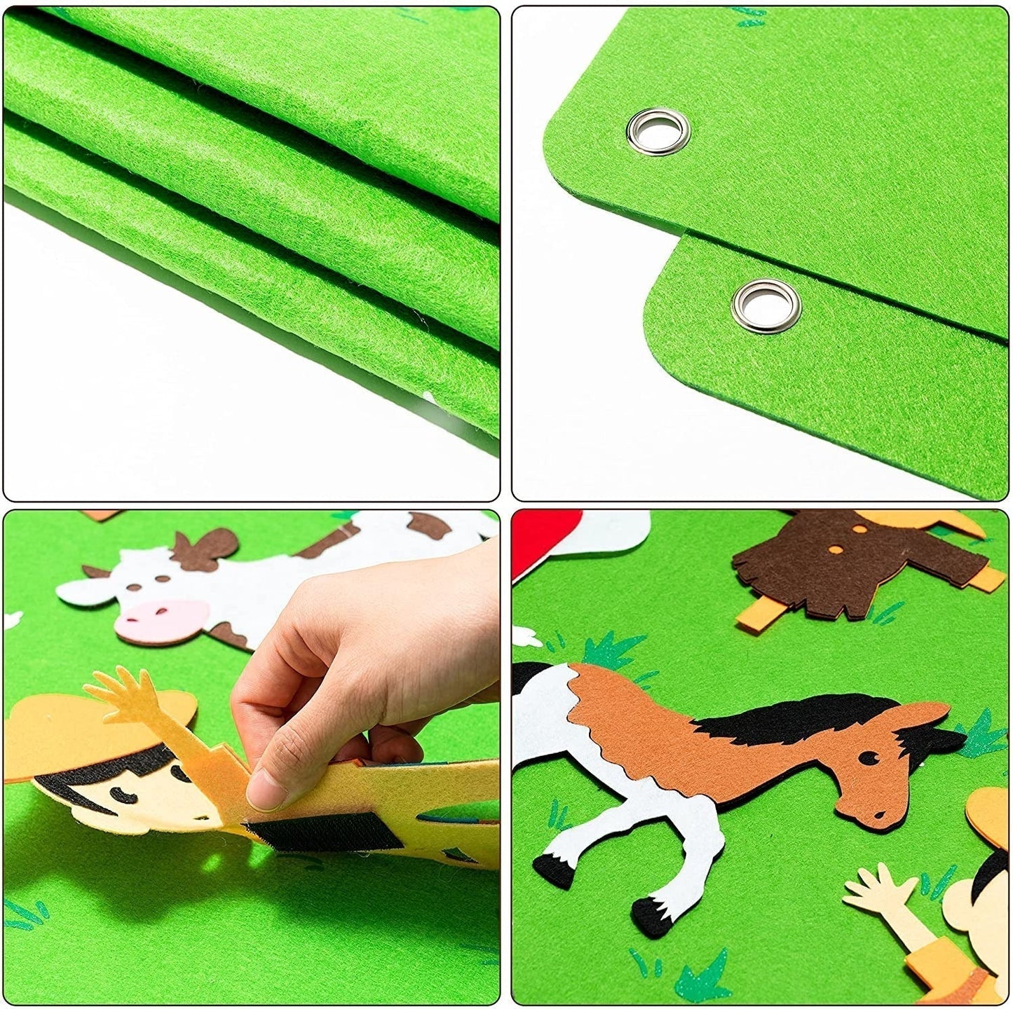 CreatiBoard Educatief Speelbord - Ontdek, Leer en Creëer met Vilt - KidsKorner
