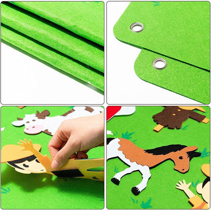 CreatiBoard Educatief Speelbord - Ontdek, Leer en Creëer met Vilt - KidsKorner