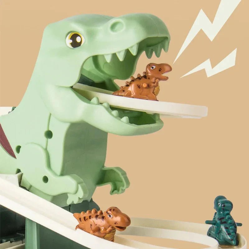 DinoRit Glijbaan Speelset - Dinosaurus Achtbaan - KidsKorner