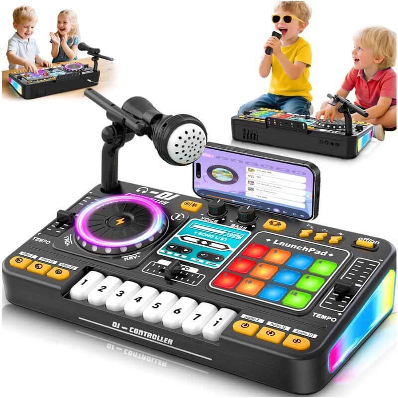 DJ Mixer Speelgoed Met Microfoon En Licht - KidsKorner
