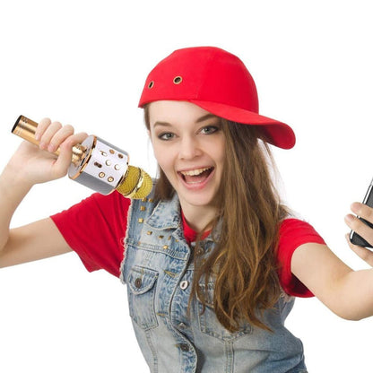 Draadloze Karaoke Microfoon Met Bluetooth En Speaker | Oplaadbaar 1500 mAh - KidsKorner