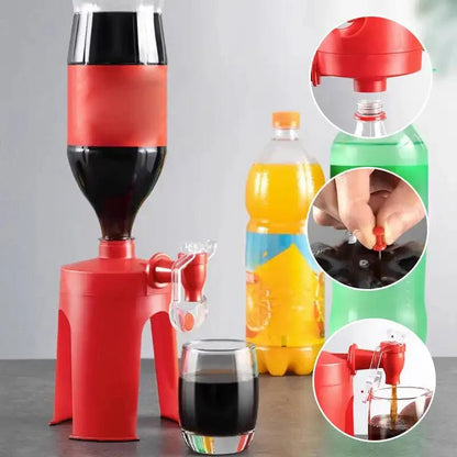 Drankdispenser Met Tapkraan | Drukknop Fleshouder Voor Frisdrank - KidsKorner