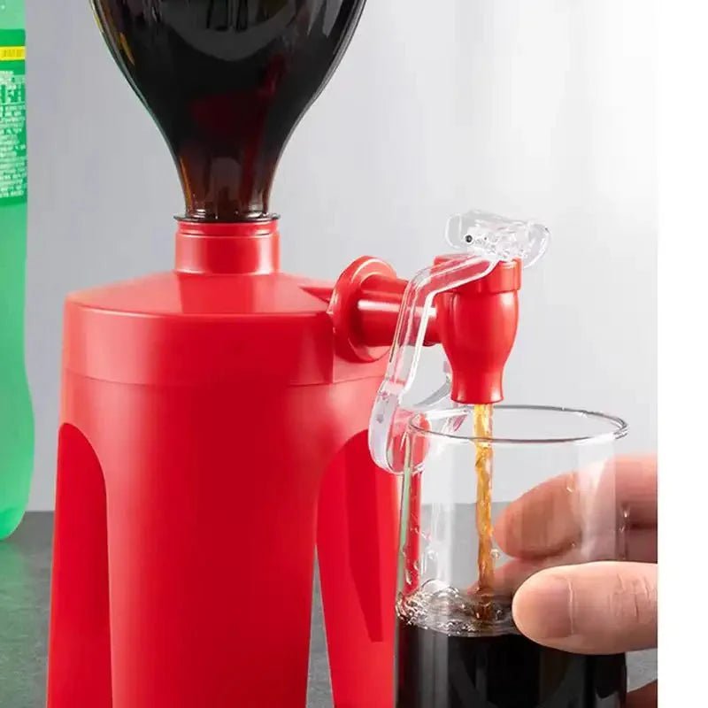 Drankdispenser Met Tapkraan | Drukknop Fleshouder Voor Frisdrank - KidsKorner