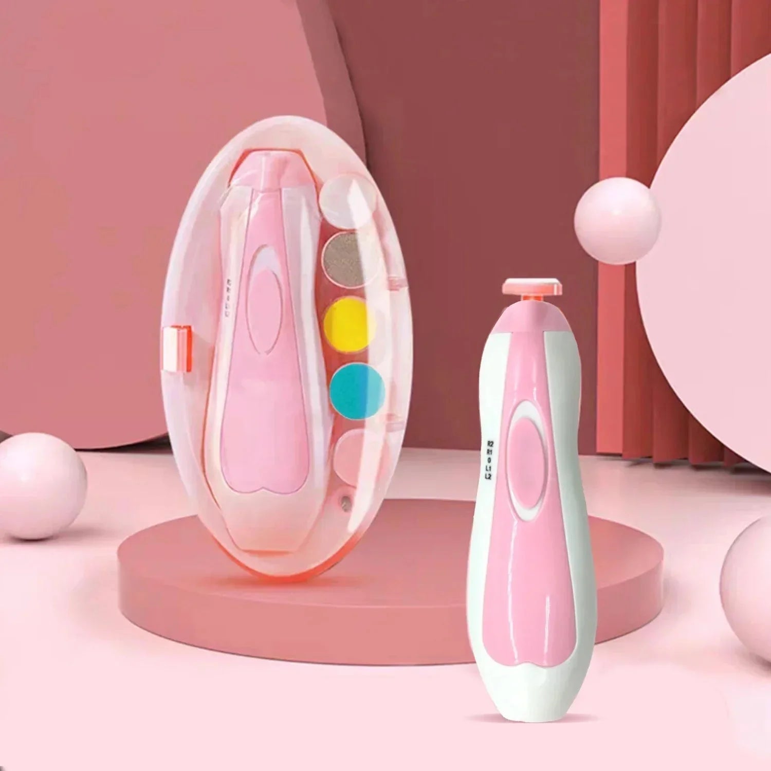 Elektrische Baby Nagelvijl Set - Veilig & Stil Nagels Vijlen - KidsKorner