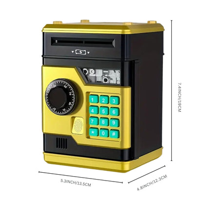 Elektronische Spaarpot Met Code En Vingerafdruk – Automatische Biljetinvoer 3 - 13 Jaar - KidsKorner