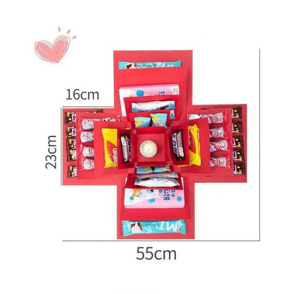 Explosie Cadeaudoos Knutselset | Uitklapbare Verrassingsdoos Voor Kinderen - KidsKorner