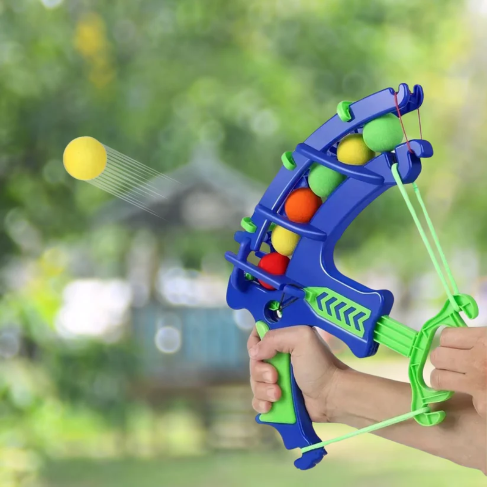 Foam Boogschiet Set Met Zachte Ballen En Doelblikken - KidsKorner