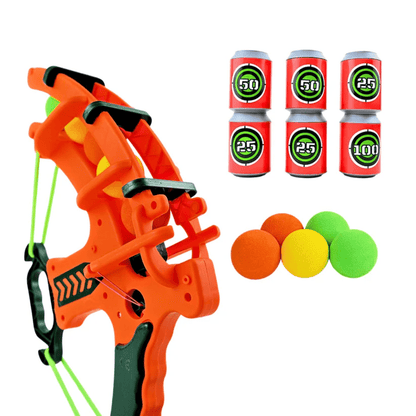 Foam Boogschiet Set Met Zachte Ballen En Doelblikken - KidsKorner