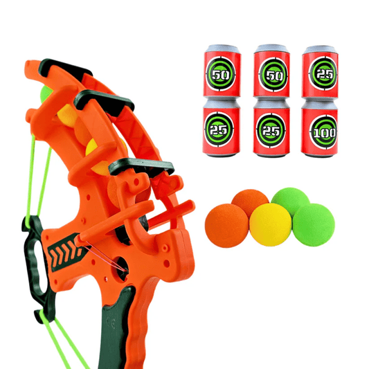 Foam Boogschiet Set Met Zachte Ballen En Doelblikken - KidsKorner