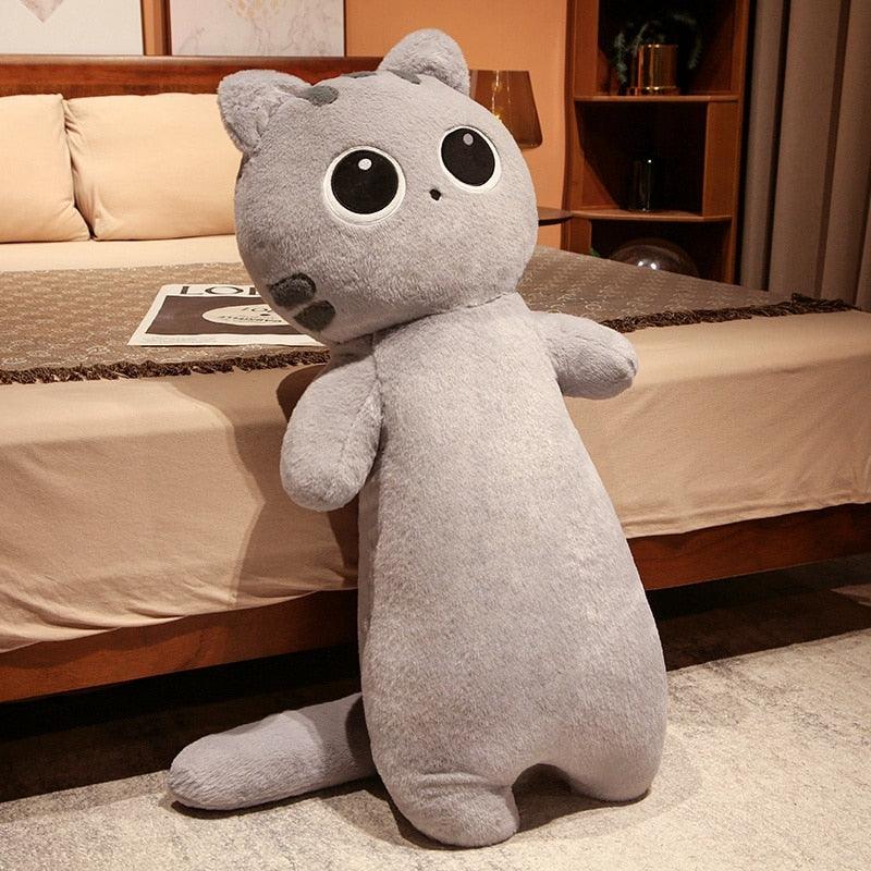 Grote Katten Knuffel XL Pluche Kat Knuffelkussen - KidsKorner