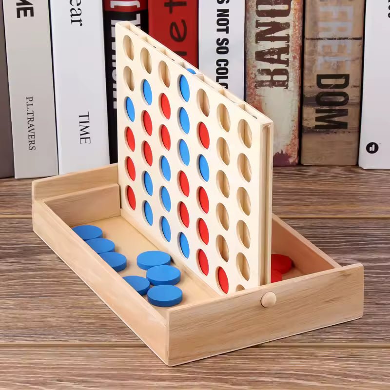 Houten Vier Op Een Rij Spel Voor Kinderen - KidsKorner