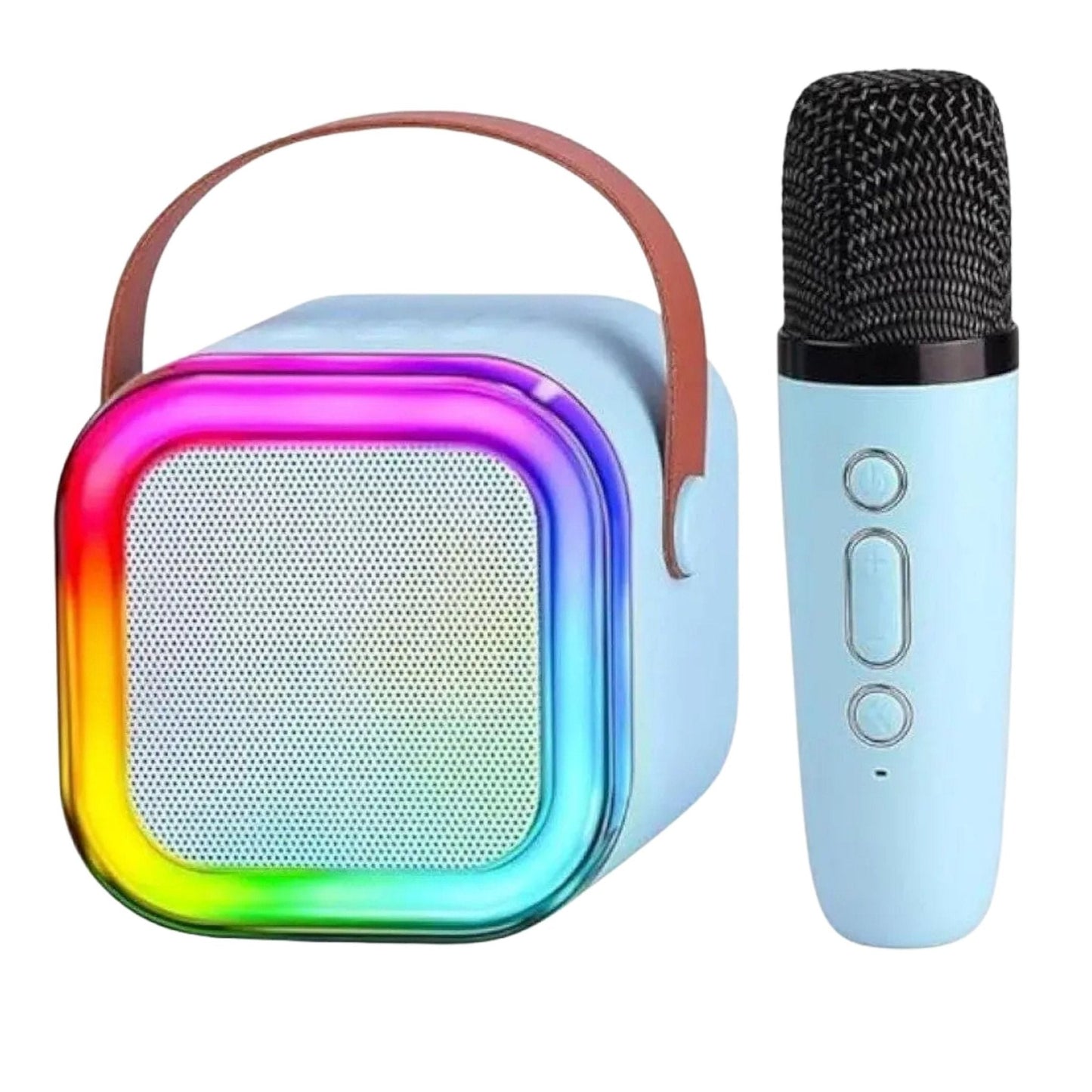 Karaoke Set Voor Kinderen | Draadloze Bluetooth Speaker Met Led Lichten En Microfoon - KidsKorner