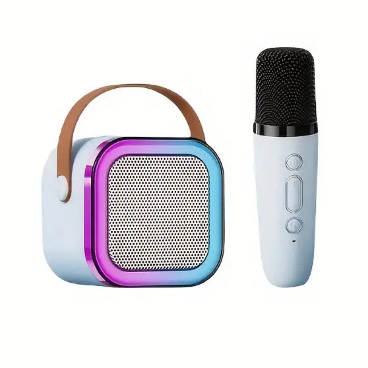 Karaoke Set Voor Kinderen | Draadloze Bluetooth Speaker Met Led Lichten En Microfoon - KidsKorner