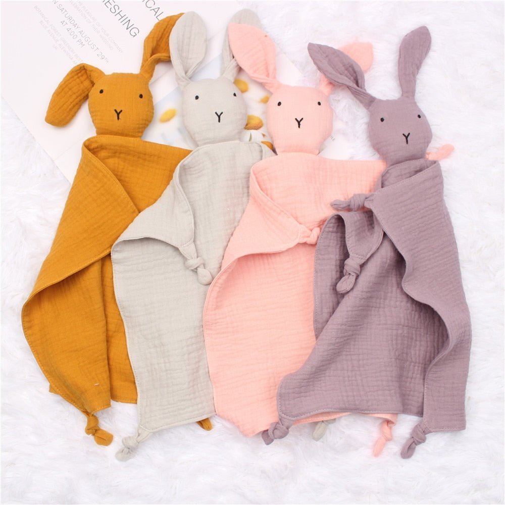 Katoenen Baby Knuffeldoekje Met Oortjes - KidsKorner