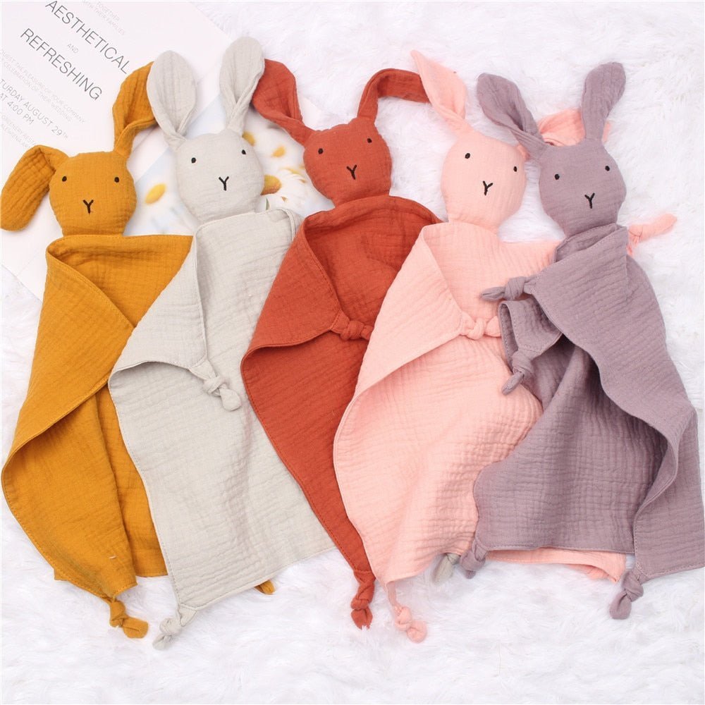 Katoenen Baby Knuffeldoekje Met Oortjes - KidsKorner