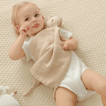 Katoenen Baby Knuffeldoekje Met Oortjes - KidsKorner