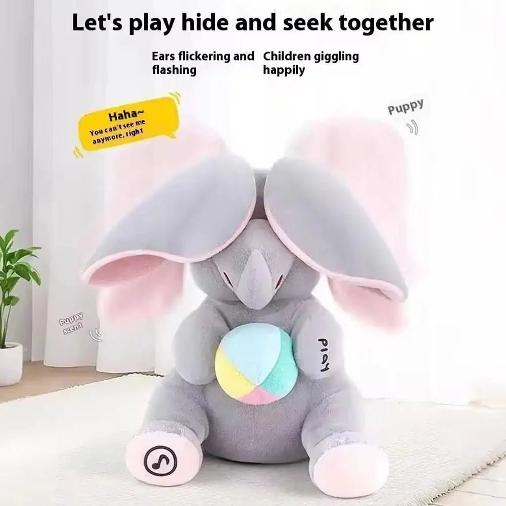 Kiekeboe Olifant Knuffel Met Muziek En Beweging - KidsKorner