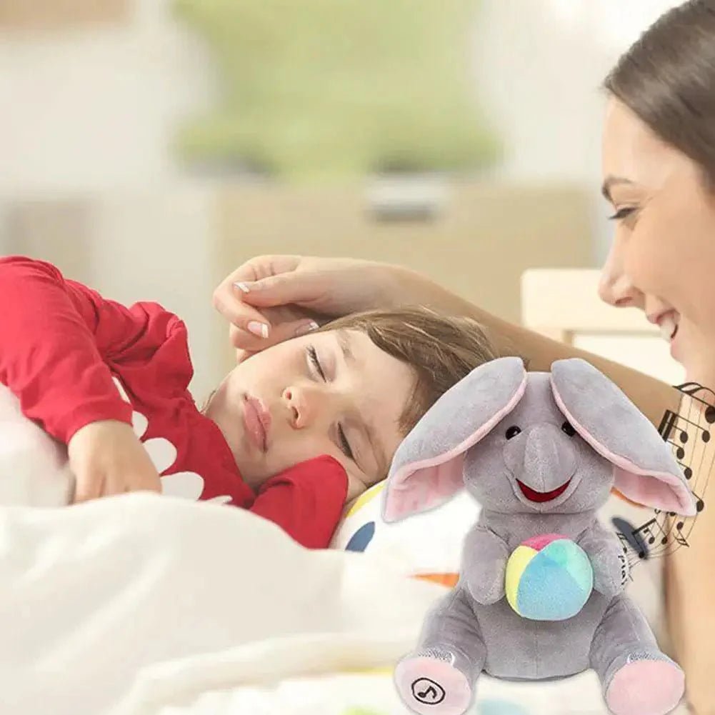 Kiekeboe Olifant Knuffel Met Muziek En Beweging - KidsKorner