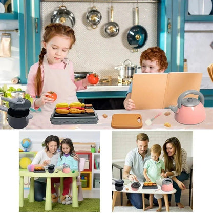 Kinder Keukenset 61 - Delig Met Speelvoedsel - KidsKorner