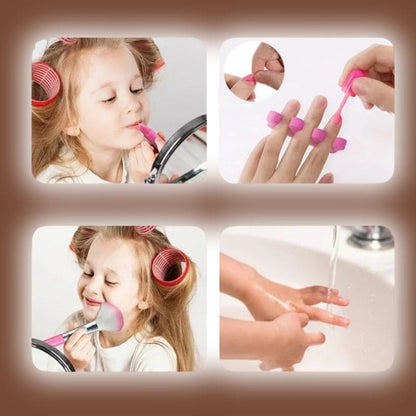 Kinder Make - Up Koffer Met Spiegel – Speel Make - Up Set Voor Meiden - KidsKorner