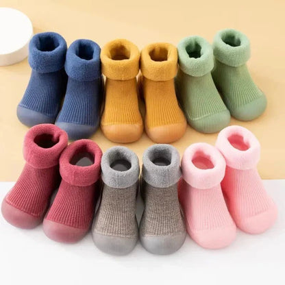 KleineStap Antislip Babyschoentjes - Warm Baby Slofjes - KidsKorner