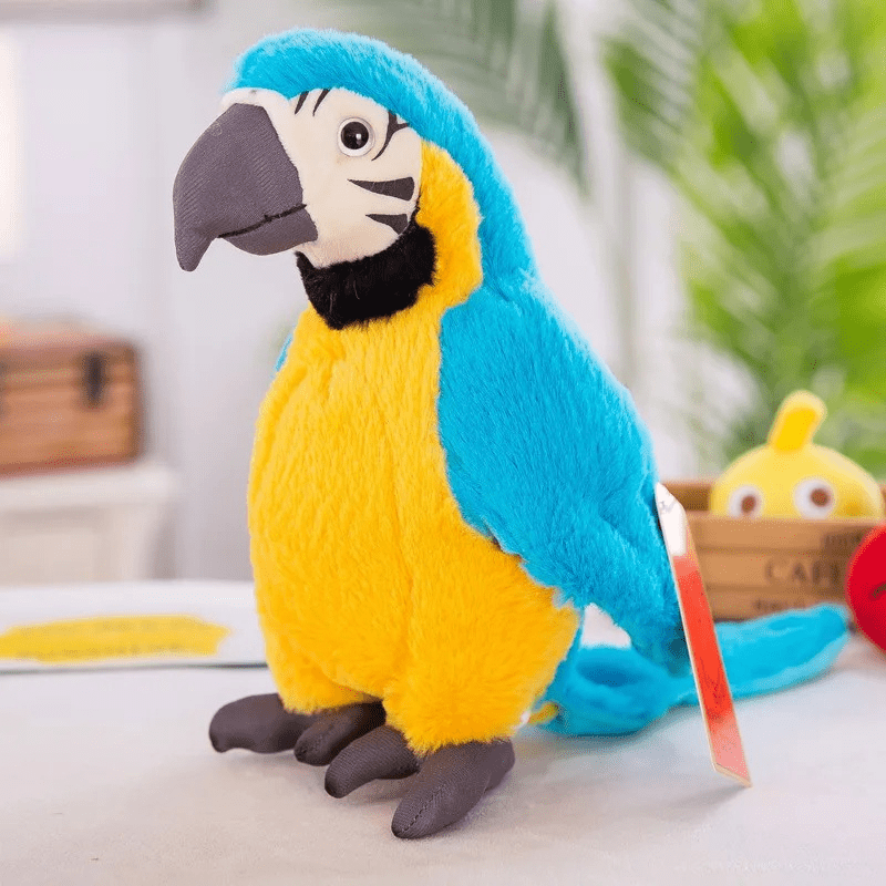 KletsVoxia Pratende Papegaai Knuffel - KidsKorner