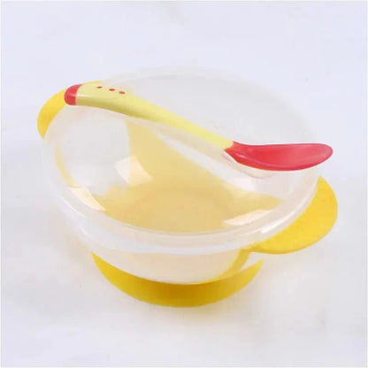 KomVast Baby Bord met Zuignap en Lepel - KidsKorner