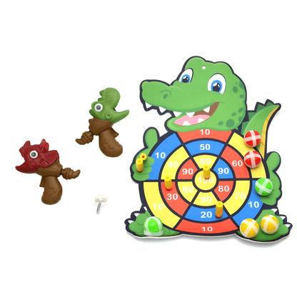 Krokodil Doelspel Voor Kinderen Met Darts En Ballen - KidsKorner