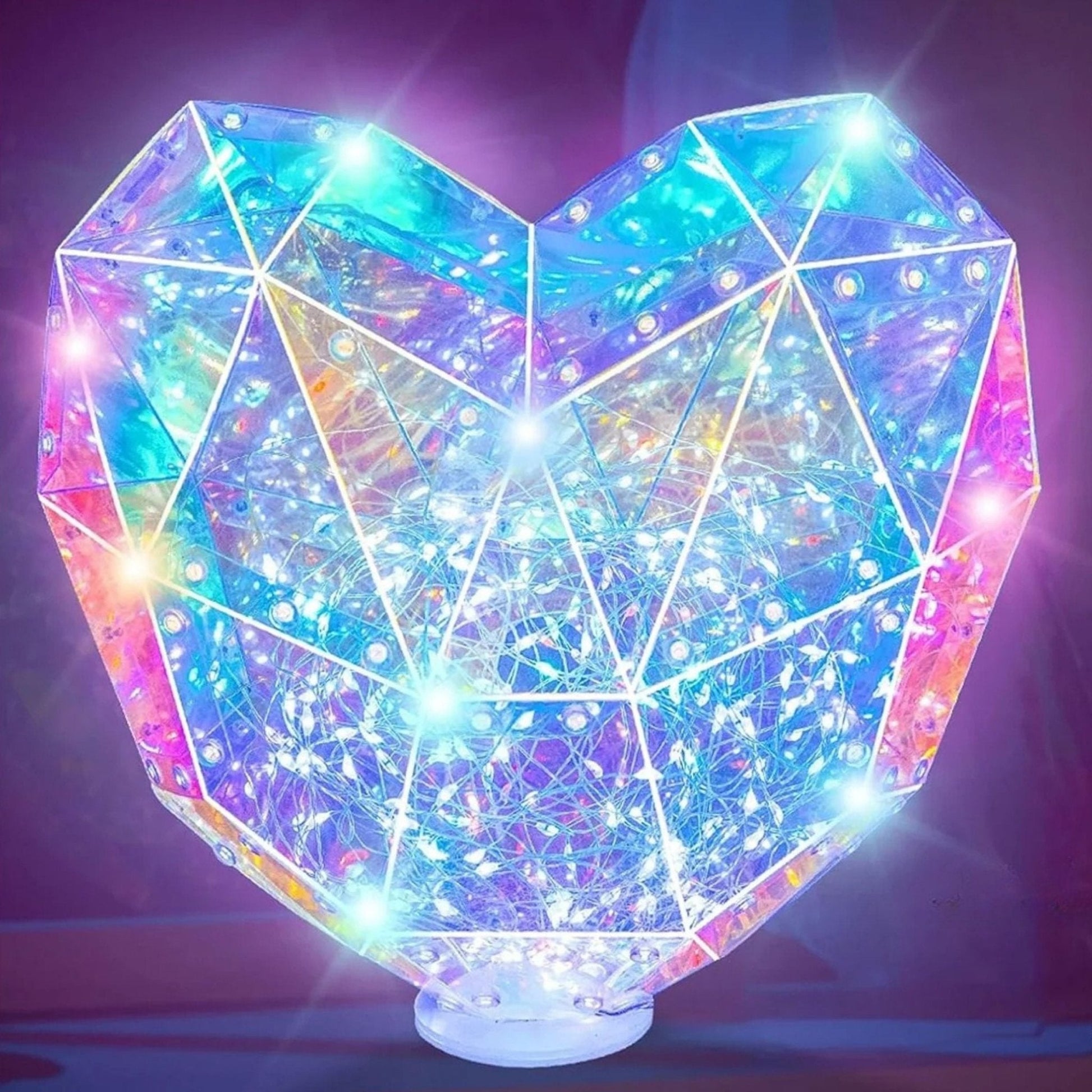 LED Nachtlamp | Kristal Look Met Zachte Gloed Voor Kinderkamer 3+ Jaar - KidsKorner
