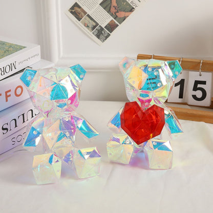 LED Nachtlamp | Kristal Look Met Zachte Gloed Voor Kinderkamer 3+ Jaar - KidsKorner