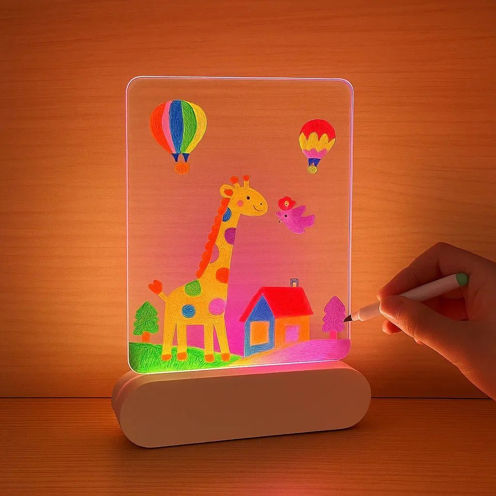 LED Tekenbord - Verlicht Tekenpaneel - 3 Tot 10 Jaar - KidsKorner