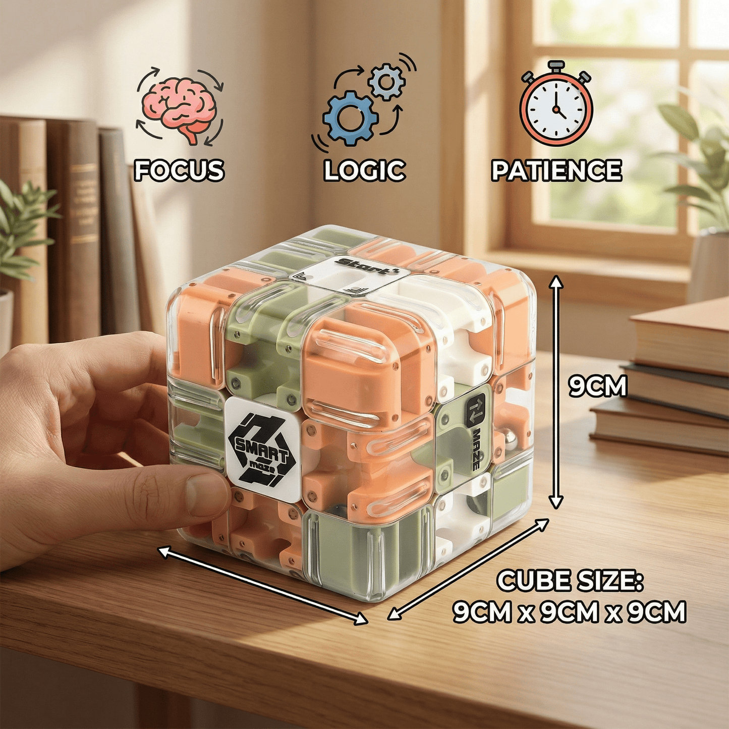 MazeVentro 3D Doolhof Kubus - Labyrint Puzzel Breinbreker - KidsKorner