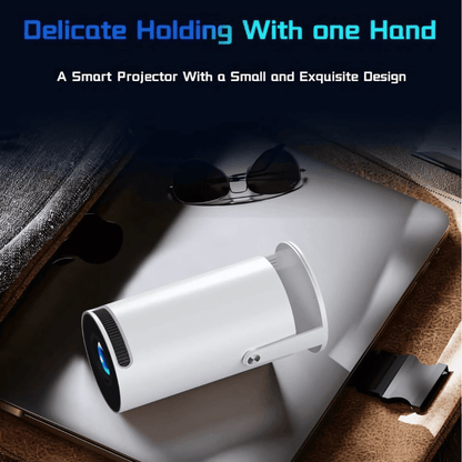 Mini Beamer Projector | WiFi Bluetooth 5.0 4K Support 180° Verstelbaar - KidsKorner